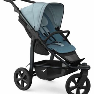 TFK Mono 3 bērnu sporta ratiņi ar ECCO riepām krāsa Blue Dual