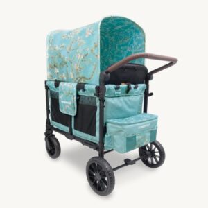 Wonderfold W4 Luxe Pro Van Gogh universāli bērnu ratiņi (4 sēdvietas) krāsa Almond Blossoms