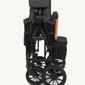Wonderfold W2 Luxe universāli bērnu ratiņi (2 sēdvietas) krāsa Volcano Black