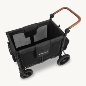 Wonderfold W2 Luxe universāli bērnu ratiņi (2 sēdvietas) krāsa Volcano Black