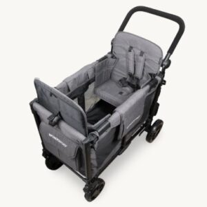 Wonderfold W2 Elite universāli bērnu ratiņi (2 sēdvietas) krāsa Gray