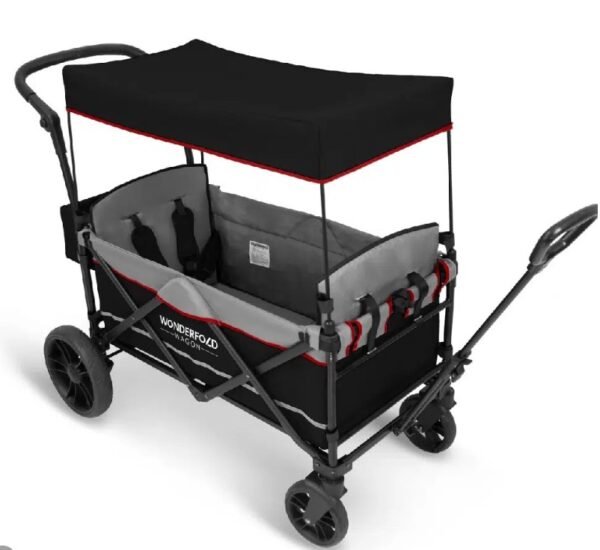 Ratini.lv | X2 universāli bērnu ratiņi (2 sēdvietas) krāsa Stealth Black bilde #5