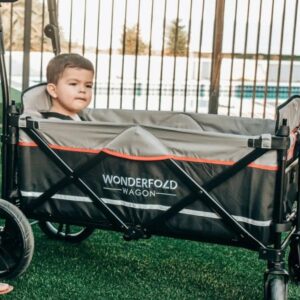 Wonderfold X2 universāli bērnu ratiņi (2 sēdvietas) krāsa Stealth Black