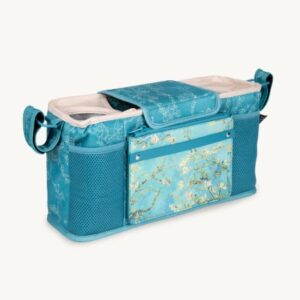 Wonderfold W2 universālo ratiņu mantu un 2 krūzīšu turētājs krāsa Almond Blossoms