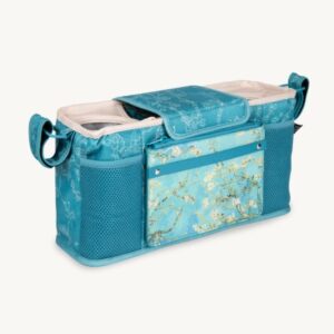 Wonderfold W2 universālo ratiņu mantu un 2 krūzīšu turētājs krāsa Almond Blossoms