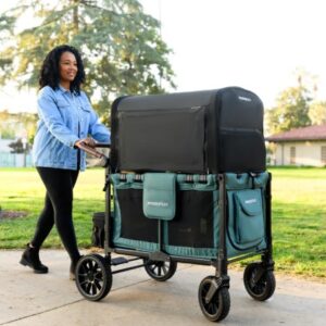 Wonderfold W4 Elite Luxe universālo ratiņu pārsegs krāsa Black