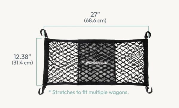 Ratini.lv | WonderNet kravas nostiprināšanas tīkls (visiem W2 un W4 ratiņiem) krāsa Black bilde #5