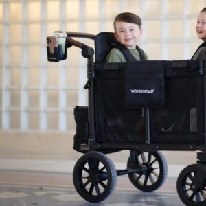 Wonderfold bērnu ratu krūzīšu un telefona turētājs 2-in-1 krāsa Black