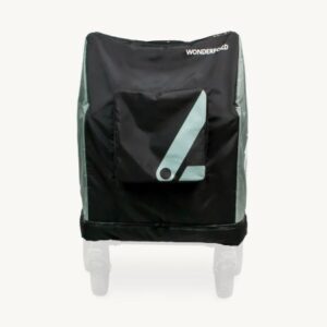Wonderfold W4 bērnu ratiņu ceļojuma pārvalks krāsa Black