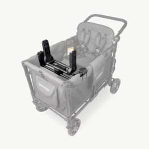 Wonderfold W4 bērnu ratiņu automašīnas krēsliņa adapteris krāsa Black