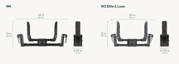 Ratini.lv | W4 bērnu ratiņu automašīnas krēsliņa adapteris krāsa Black bilde #9