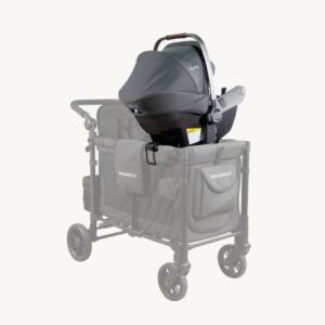 Wonderfold W2 bērnu ratiņu automašīnas krēsliņa adapteris krāsa Black