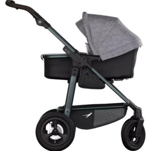 TFK Mono 4 Combi bērnu ratiņi 2in1 ar AIR riteņiem krāsa PREMIUM Grey