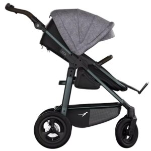 TFK Mono 4 Combi bērnu ratiņi 2in1 ar AIR riteņiem krāsa PREMIUM Grey