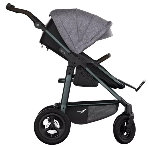 Ratini.lv | Mono 4 Combi bērnu ratiņi 2in1 ar AIR riteņiem krāsa PREMIUM Grey bilde #9