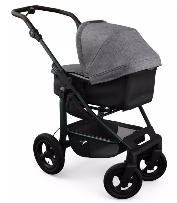 Ratini.lv | Mono 4 Combi bērnu ratiņi 2in1 ar AIR riteņiem krāsa PREMIUM Grey bilde #3