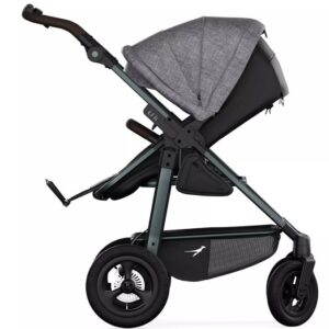 TFK Mono 4 Combi bērnu ratiņi 2in1 ar AIR riteņiem krāsa PREMIUM Grey