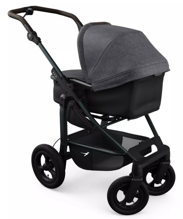 Ratini.lv | Mono 4 Combi bērnu ratiņi 2in1 ar AIR riteņiem krāsa PREMIUM Black bilde #3