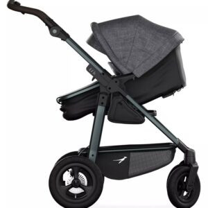 TFK Mono 4 Combi bērnu ratiņi 2in1 ar AIR riteņiem krāsa PREMIUM Black