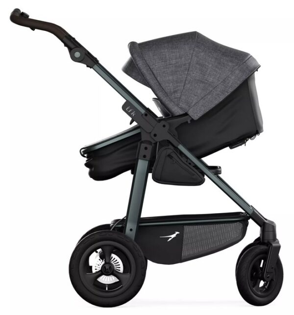 Ratini.lv | Mono 4 Combi bērnu ratiņi 2in1 ar AIR riteņiem krāsa PREMIUM Black bilde #5