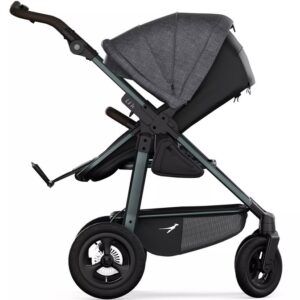 TFK Mono 4 Combi bērnu ratiņi 2in1 ar AIR riteņiem krāsa PREMIUM Black