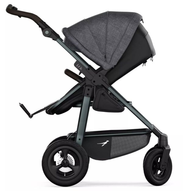 Ratini.lv | Mono 4 Combi bērnu ratiņi 2in1 ar AIR riteņiem krāsa PREMIUM Black bilde #7