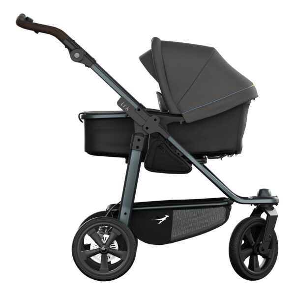 Ratini.lv | Mono 3 Combi bērnu ratiņi 2in1 ar ECCO riteņiem krāsa Anthracite bilde #1