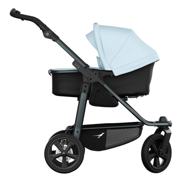 Ratini.lv | Mono 3 Combi bērnu ratiņi 2in1 ar ECCO riteņiem krāsa Blue Dual bilde #3