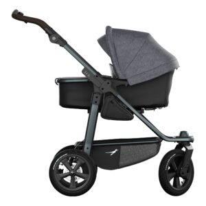 TFK Mono 3 Combi bērnu ratiņi 2in1 ar AIR riteņiem krāsa PREMIUM Black