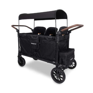 Wonderfold W6 Luxe Pro universāli bērnu ratiņi (6 sēdvietas) krāsa Black