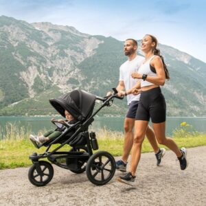 TFK PRO bērnu ratiņi ar Combi kulbiņu 2in1 krāsa Anthracite