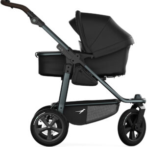 TFK Mono 3 Combi bērnu ratiņi 2in1 ar AIR riteņiem krāsa Black
