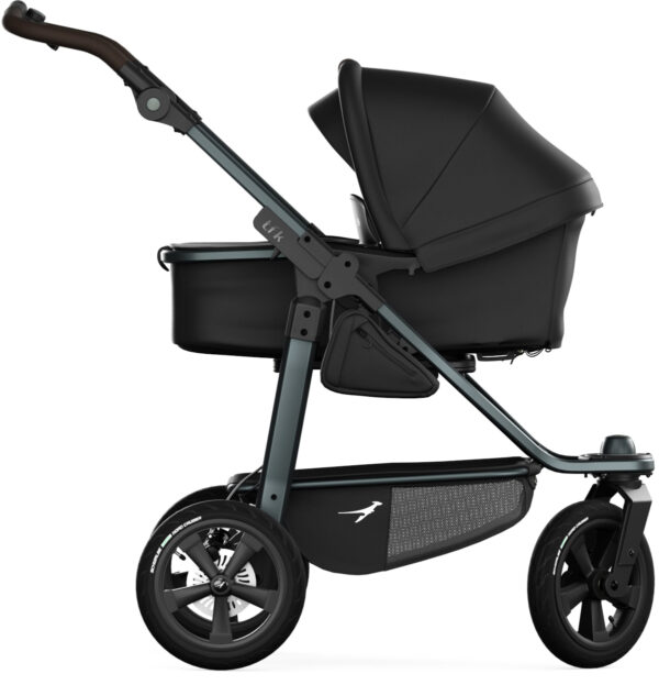 Ratini.lv | Mono 3 Combi bērnu ratiņi 2in1 ar AIR riteņiem krāsa Black bilde #1