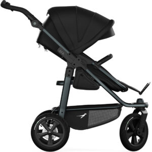 TFK Mono 3 Combi bērnu ratiņi 2in1 ar AIR riteņiem krāsa Black