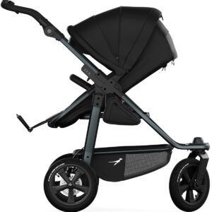 TFK Mono 3 Combi bērnu ratiņi 2in1 ar AIR riteņiem krāsa Black