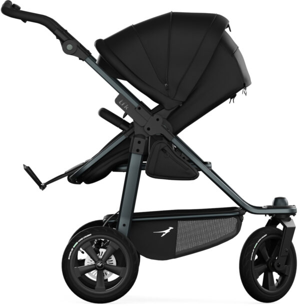 Ratini.lv | Mono 3 Combi bērnu ratiņi 2in1 ar AIR riteņiem krāsa Black bilde #9