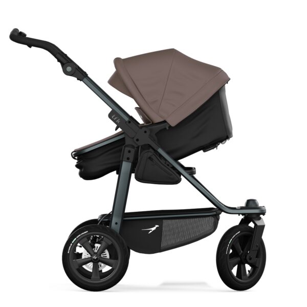 Ratini.lv | Mono 3 Combi bērnu ratiņi 2in1 ar AIR riteņiem krāsa Brown bilde #5