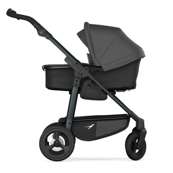 Ratini.lv | Mono 4 Combi bērnu ratiņi 2in1 ar AIR riteņiem krāsa Grey bilde #1
