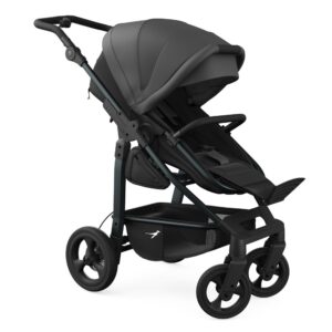 TFK Mono 4 Combi bērnu ratiņi 2in1 ar AIR riteņiem krāsa Grey