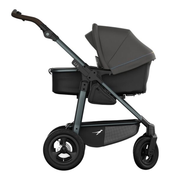 Ratini.lv | Mono 4 Combi bērnu ratiņi 2in1 ar AIR riteņiem krāsa Anthracite bilde #1