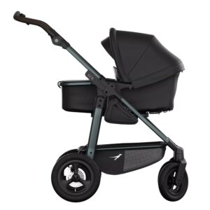 TFK Mono 4 Combi bērnu ratiņi 2in1 ar AIR riteņiem krāsa Black
