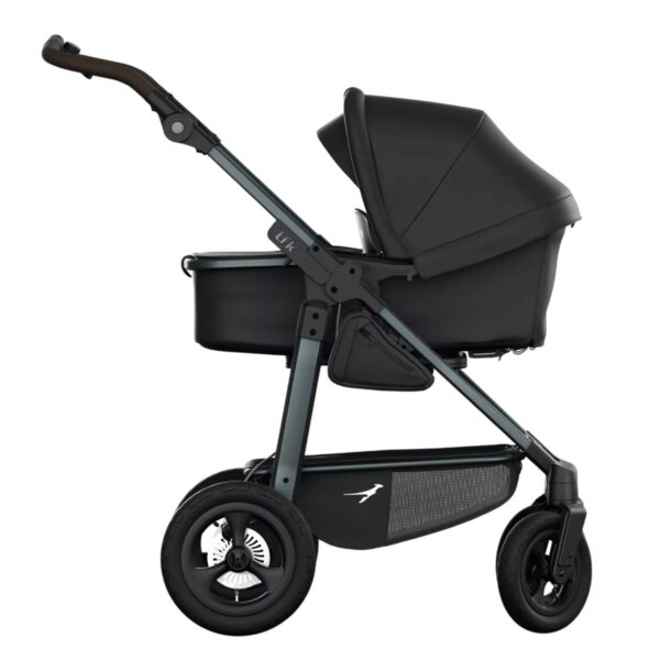 Ratini.lv | Mono 4 Combi bērnu ratiņi 2in1 ar AIR riteņiem krāsa Black bilde #1
