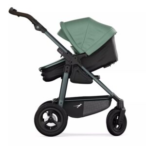 TFK Mono 4 Combi bērnu ratiņi 2in1 ar AIR riteņiem krāsa Olive
