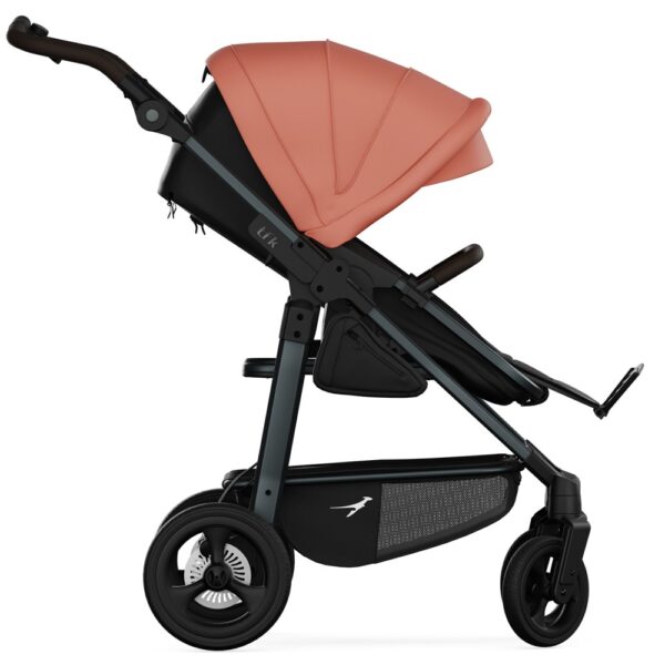 Ratini.lv | Mono 4 Combi bērnu ratiņi 2in1 ar AIR riteņiem krāsa Salmon bilde #5