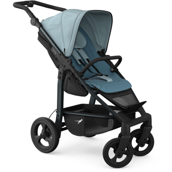 Ratini.lv | Mono 4 bērnu ratiņi ar ECCO riepām krāsa Blue Dual bilde #1