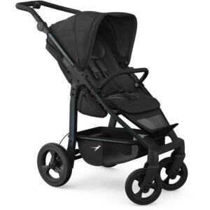 TFK Mono 4 bērnu ratiņi ar ECCO riepām krāsa Black