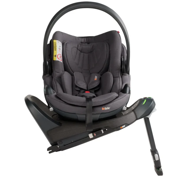 Ratini.lv | GO Beyond 2 mazuļu autokrēsliņš 40-87cm krāsa Dark Grey Melange + Beyond Isofix bāze bilde #17