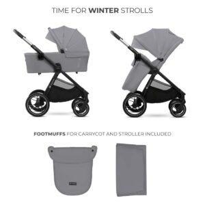 Kinderkraft NEA 2 bērnu ratiņi 2 in 1 krāsa Platinium Grey