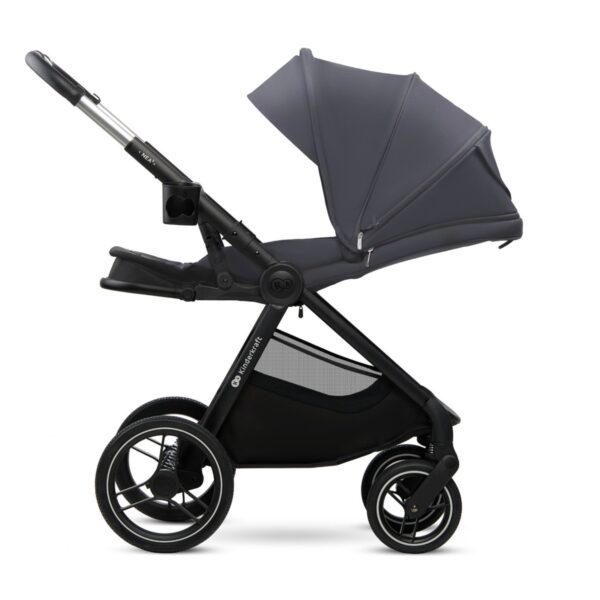 Ratini.lv | NEA 2 bērnu ratiņi 2 in 1 krāsa Deep Grey bilde #19