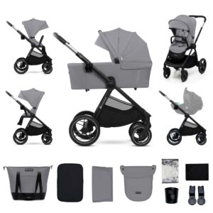 Kinderkraft NEA 2 bērnu ratiņi 2 in 1 krāsa Platinium Grey